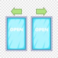 Storefront icon, cartoon style