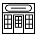 Storefront icon, outline style