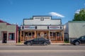 Storefronts in the rural town of Black Diamond Storefronts in the rural town of Black Diamond