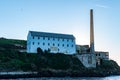 The Storehouse warehouse and the Power Plant at Alcatraz Island Prison, San Francisco California USA, March 30, 2020