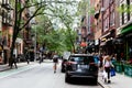 Stores and business in MacDougal Street, NYC