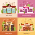 Stores Facades 2x2 Design Concept