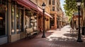 stores street mall building Royalty Free Stock Photo