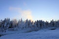 Storforsen in a fabulous winter landscape