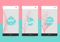 Stories template for mobile phone social background.