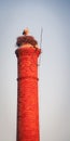 Storks nest chimney Portugal Royalty Free Stock Photo