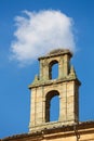 Stork Nest on a Church Tower in Salamanca Royalty Free Stock Photo