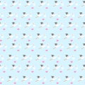 Storks Seamless Pattern, Illustration