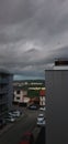 Storm above cluj napoca city