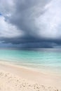 Storm above a tropical sea Royalty Free Stock Photo