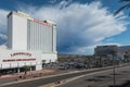 Laughlin, Nevada, storm clouds approaching the Riverside Royalty Free Stock Photo