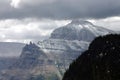 Storm approachingLogan Pass Royalty Free Stock Photo