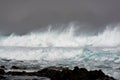 Storm in Atlantic ocean Royalty Free Stock Photo