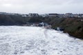 Storm at Ballybunion seaside beach Royalty Free Stock Photo