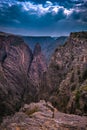 Storm Brewing at Cross Fissures View at Black Canyon of the Gunnison