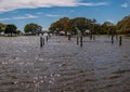 Currituck Heritage Park Flooding after Storm Royalty Free Stock Photo