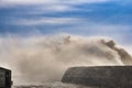 Storm Callum At Lyme Regis Royalty Free Stock Photo