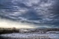 Storm Callum At Lyme Regis Royalty Free Stock Photo