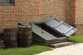 Storm Cellar Doors Royalty Free Stock Photo