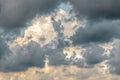 Storm cloud background before rain Royalty Free Stock Photo