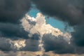 Storm cloud background before rain Royalty Free Stock Photo