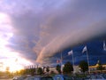 Storm cloud in the city