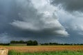 Updraft of a strong thunderstorm Royalty Free Stock Photo