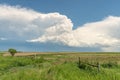 Storm Cloud Formation over Great Plains Royalty Free Stock Photo