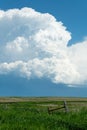 Storm Cloud Formation over Great Plains Royalty Free Stock Photo