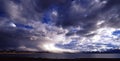 Storm cloud,supercell Royalty Free Stock Photo