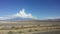 Storm Clouds Above Mountain in Desert St George Utah