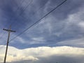 storm clouds in Amarillo, Texas Royalty Free Stock Photo