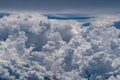 Aerial view of storm clounds Royalty Free Stock Photo