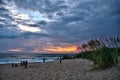 Storm Clouds At Beach Sunrise