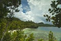 Storm clouds, beaches and rainforests, Raja Ampat, Indonesia Royalty Free Stock Photo