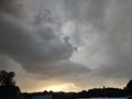 Storm clouds coming in Royalty Free Stock Photo