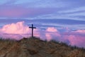 Storm Clouds Cross Royalty Free Stock Photo