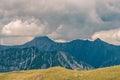 Storm clouds in the Dolomites Royalty Free Stock Photo