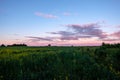 storm clouds forming over the countryside Royalty Free Stock Photo