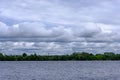 storm clouds forming over the countryside Royalty Free Stock Photo