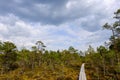 storm clouds forming over the countryside Royalty Free Stock Photo