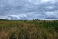 storm clouds forming over the countryside Royalty Free Stock Photo