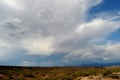 Storm Clouds Sonora Desert Foothills Arizona Royalty Free Stock Photo