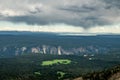 Storm Clouds Gather Over Grand Canyon Of The Yellowstone Royalty Free Stock Photo