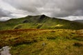 Storm clouds gathering over Blencathra Royalty Free Stock Photo