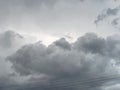 Storm clouds during Monsoon season in phoenix skys