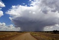 Storm clouds  in outback Queensland. Royalty Free Stock Photo