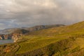 Storm Clouds Over Bixby Bridge Royalty Free Stock Photo