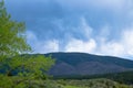 Storm Clouds over the Rocky Mountain Foothills Royalty Free Stock Photo