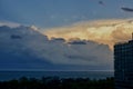 Storm Clouds Over Lake Michigan #4 Royalty Free Stock Photo